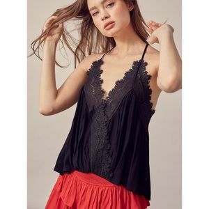 Women’s black lace blouse